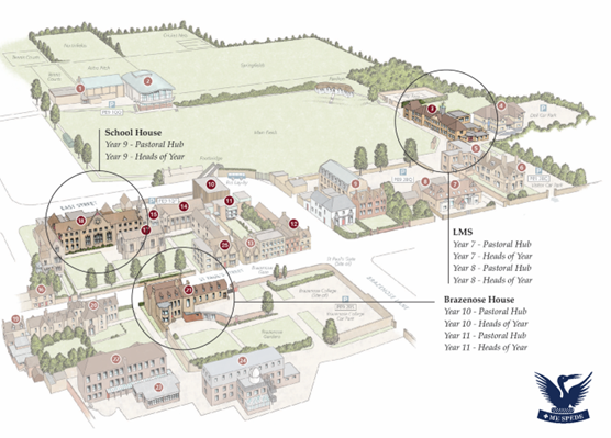 St Paul's Site Map